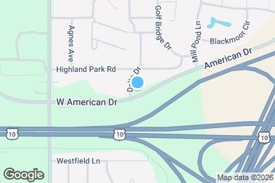 Map image of the property - 1587 Delta Dr