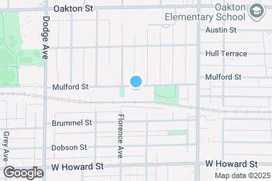 Map image of the property - 1512 Mulford St