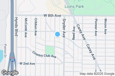 Map image of the property - 3727 Dillon Ave