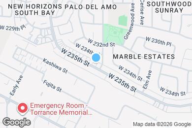 Map image of the property - 2867 W 235th St