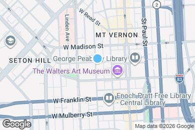 Map image of the property - 115 W Monument St