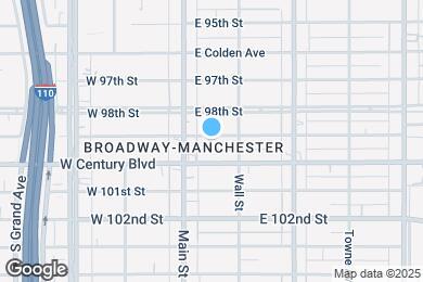 Map image of the property - 126 E 99th St