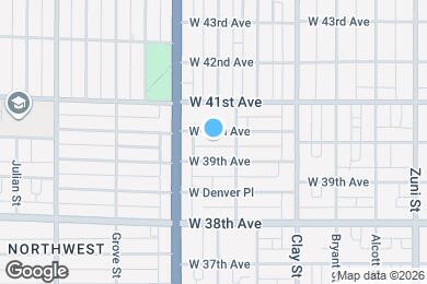 Map image of the property - 2926 1/2 W 40th Ave