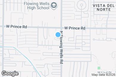 Map image of the property - 3521 N Flowing Wells Rd