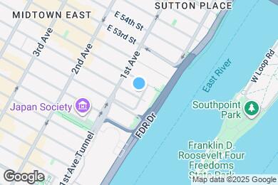Map image of the property - 20 Beekman Pl