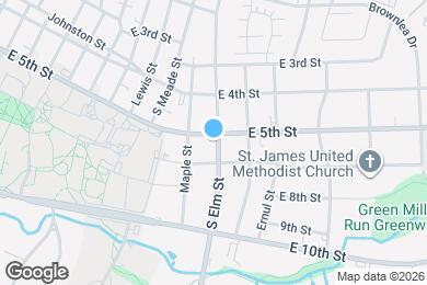 Map image of the property - 1608 E 5th St