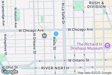 Map image of the property - 731 N Wells St