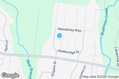 Map image of the property - 3319 Belfort Ct