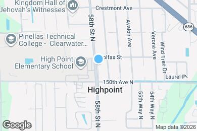 Map image of the property - 15147 Harding Ave