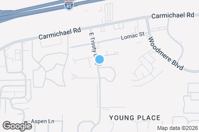 Map image of the property - 1625 E Trinity Blvd