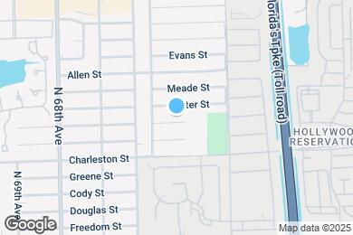 Map image of the property - 6451 Pershing St