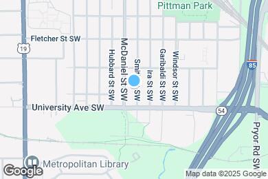 Map image of the property - 1163 Smith St SW