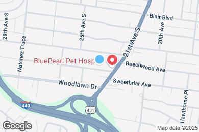 Map image of the property - 2112 Westwood Ave