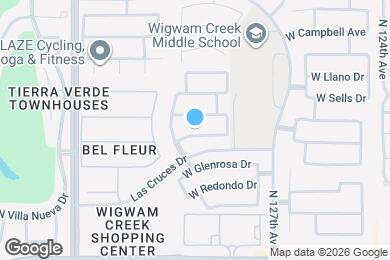 Map image of the property - 12838 W Apodaca Dr