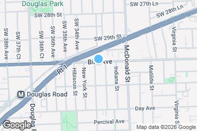 Map image of the property - 3356 Bird Ave