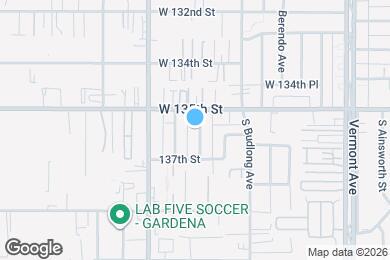 Map image of the property - 13529 S Raymond Ave