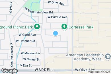 Map image of the property - 18021 W Carol Ave