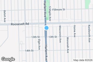 Map image of the property - 1227 S Harlem Ave
