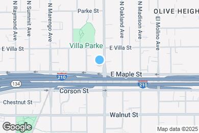 Map image of the property - 409 N Los Robles Ave