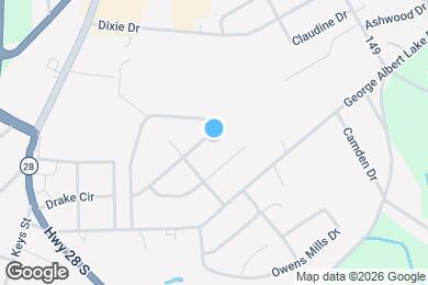 Map image of the property - 706 Woodmont Cir
