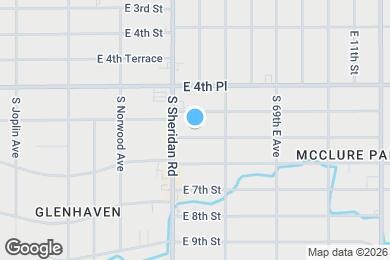 Map image of the property - 6521 E 5th Pl