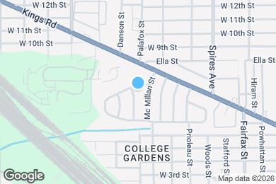 Map image of the property - 1727 Campus St