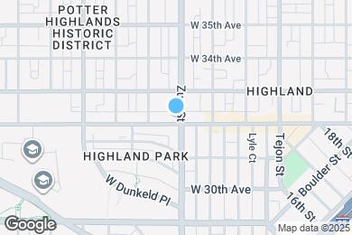 Map image of the property - 3211 Zuni St