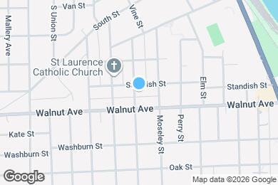 Map image of the property - 261 Orchard St