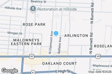 Map image of the property - 2215 Morgan St