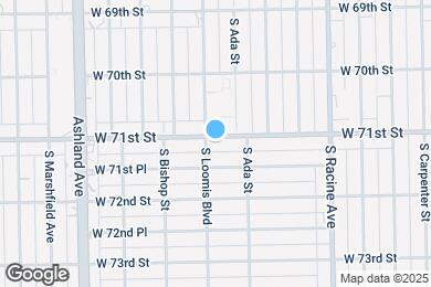 Map image of the property - 1329 W 71st St