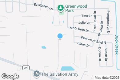 Map image of the property - 1697 Glen Laurel Dr