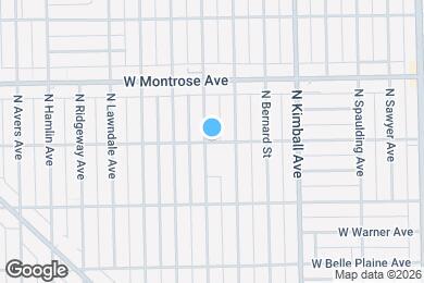 Map image of the property - 3520 W Cullom Ave