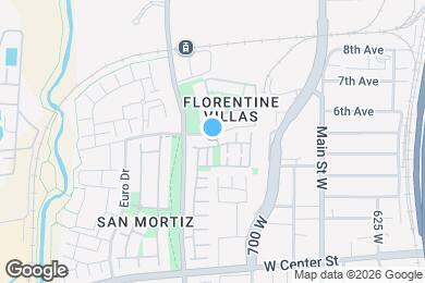 Map image of the property - 868 W San Savino Way