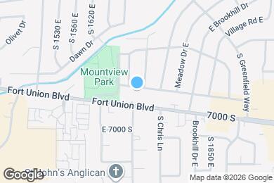 Map image of the property - 1706 E 6890 S