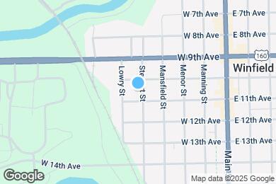 Map image of the property - 1017 Stewart St
