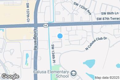 Map image of the property - 13425 SW 90th Ter