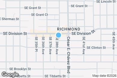 Map image of the property - 2536 SE 38th Ave