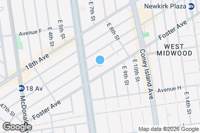 Map image of the property - 222 Parkville Ave