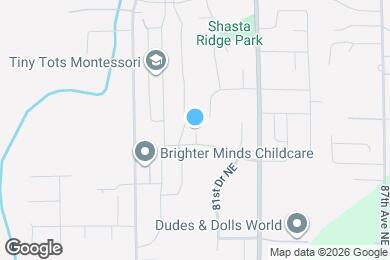 Map image of the property - 8023 35th St NE
