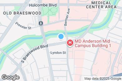 Map image of the property - Furnished Studio-Houston - Med. Ctr. - Braeswood Blvd.