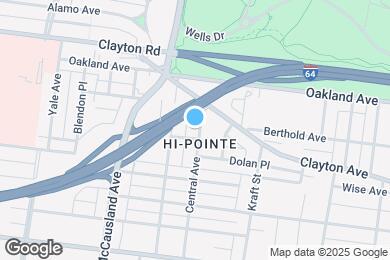 Map image of the property - 1029 Central Ave