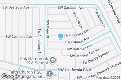 Map image of the property - 1143 SW Estaugh Ave