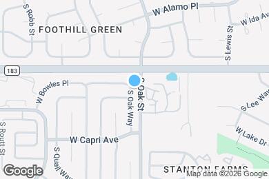 Map image of the property - 5940 S Oak Way