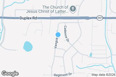 Map image of the property - 1043 Vanguard Dr