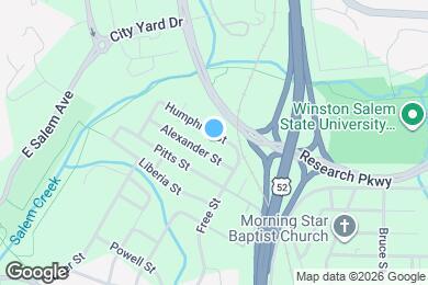 Map image of the property - 705 Alexander St