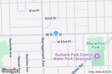 Map image of the property - 6309 W 83rd St
