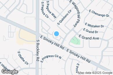 Map image of the property - 17157 E Whitaker Dr