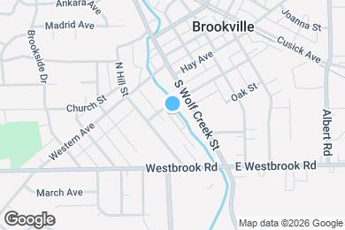 Map image of the property - Brookville Townhomes