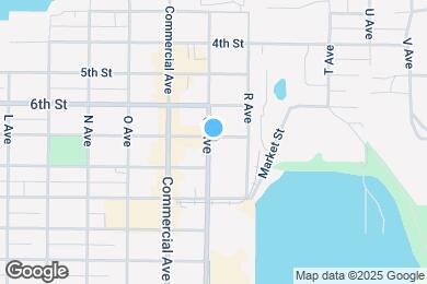 Map image of the property - 703 Q Ave Apt 4
