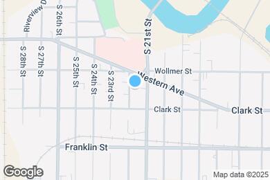 Map image of the property - 721 S 22nd St